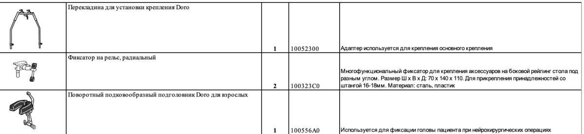 Стол операционный мобильный MEERA с принадлежностями для спинальной хирургии и деками для позиционирования, MAQUET GmbH